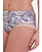 Shorty Complice imprimé paisley mûre & mandarine