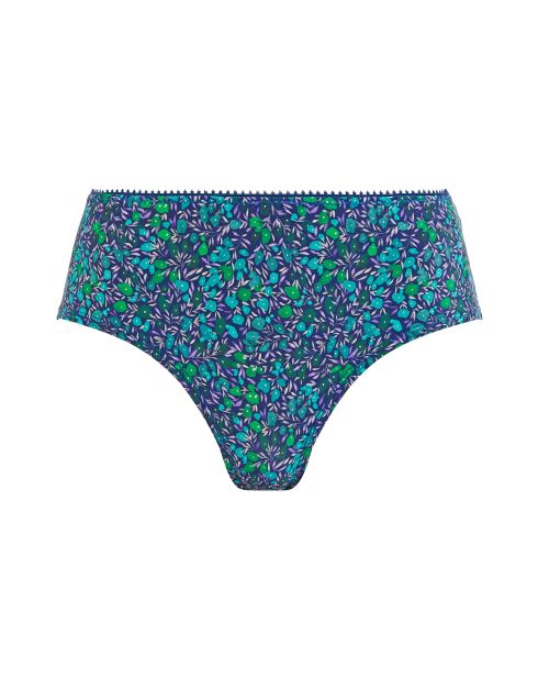 Shorty Espiègle imprimé liberty bleu