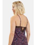 Caraco homewear Merveilleuse Pop imprimé graphique explosif