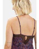Caraco homewear Merveilleuse Pop imprimé graphique explosif