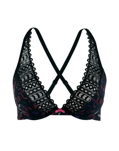 Soutien-gorge Talentueuse imprimé graphique cercles colorés