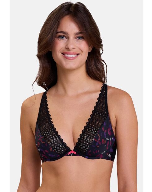 Soutien-gorge Talentueuse imprimé graphique cercles colorés