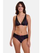 Soutien-gorge Talentueuse imprimé graphique cercles colorés