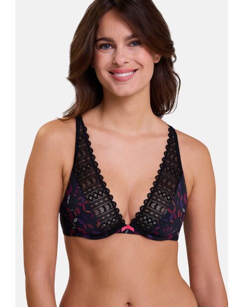Soutien-gorge Talentueuse imprimé graphique cercles colorés