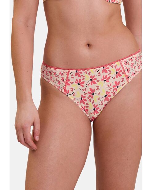 Culotte Trépidante imprimé illusion florale