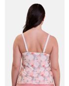 Caraco homewear Aurélie imprimé dahlia clair