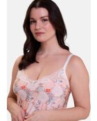 Caraco homewear Aurélie imprimé dahlia clair