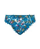 Culotte Arum Mosaic imprimé floral bleu mykonos