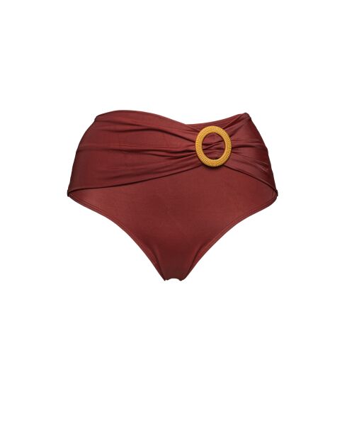 Culotte de bain taille haute Elevated Basics grenade