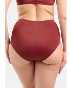 Culotte de bain taille haute Elevated Basics grenade