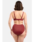 Culotte de bain taille haute Elevated Basics grenade