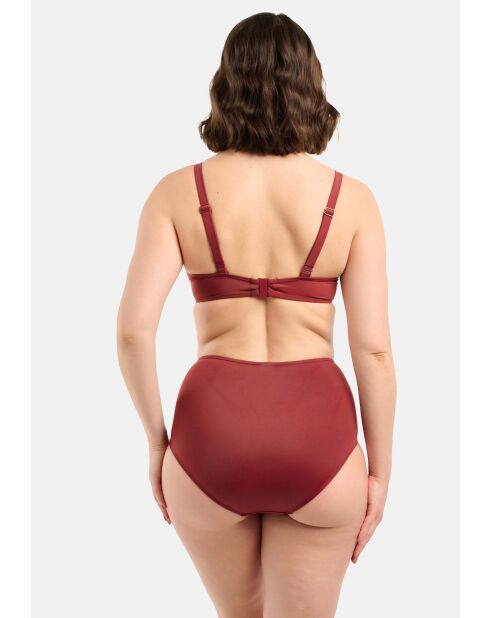 Culotte de bain taille haute Elevated Basics grenade