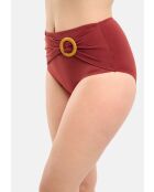 Culotte de bain taille haute Elevated Basics grenade