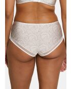 Shorty Complice imprimé graphique taupe