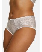 Shorty Complice imprimé graphique taupe