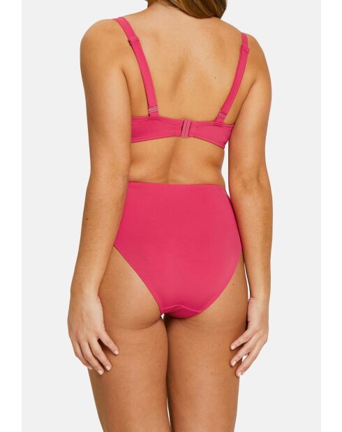Haut de maillot de bain Elevated Basics rose virtuel