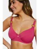 Haut de maillot de bain Elevated Basics rose virtuel