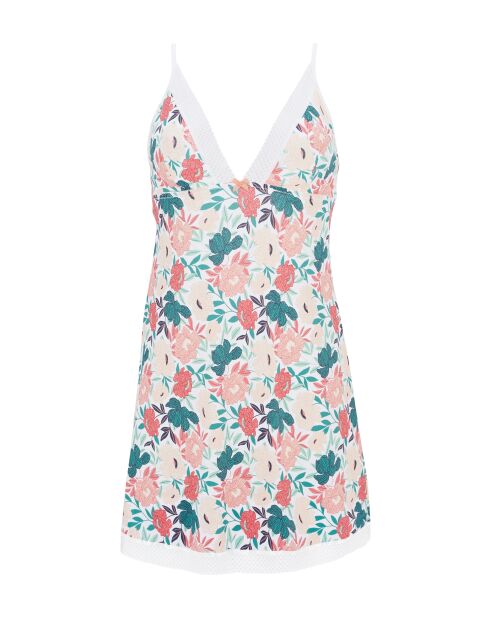Nuisette Intrépide imprimé floral romantique