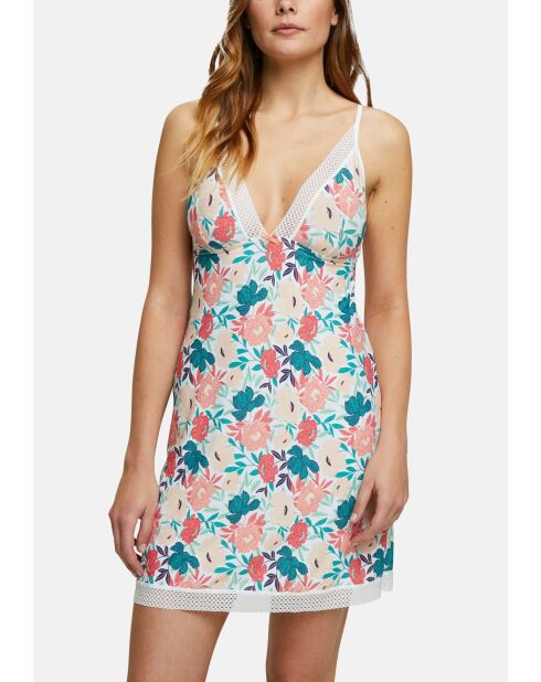Nuisette Intrépide imprimé floral romantique