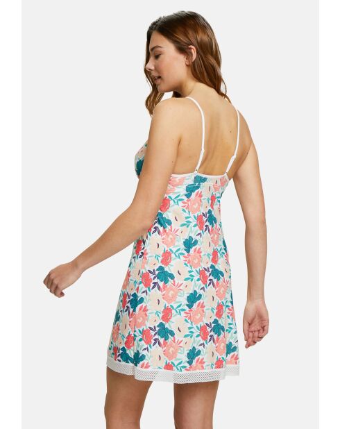 Nuisette Intrépide imprimé floral romantique