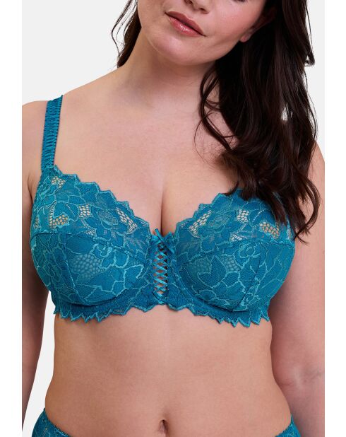 Soutien-gorge Arum bleu céleste