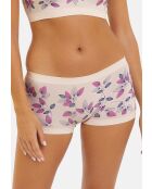 Shorty Zen Fantaisie imprimé feuillage zen