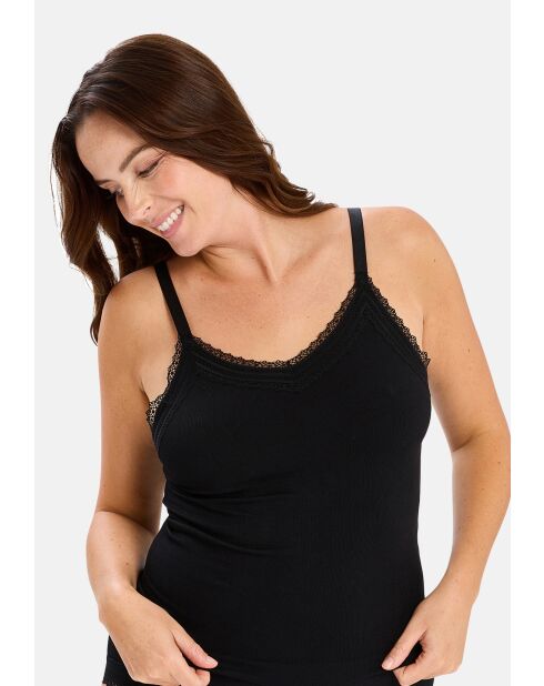 Caraco homewear Agathe noir