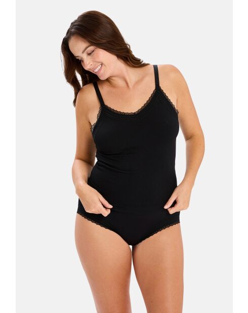 Caraco homewear Agathe noir