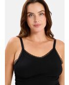 Caraco homewear Agathe noir