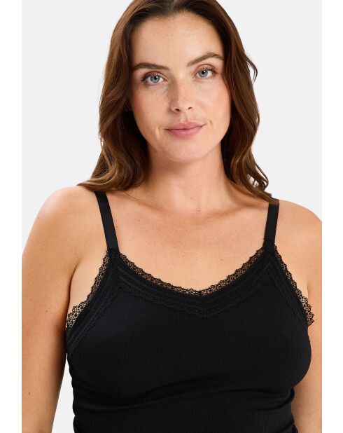 Caraco homewear Agathe noir