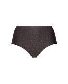Culotte de bain taille haute Reflet noire