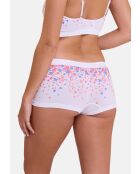 Shorty Zen Fantaisie imprimé pétales zen