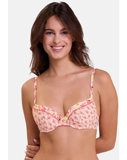 Soutien-gorge Trépidante imprimé illusion florale