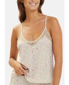 Caraco homewear Merveilleuse Pop imprimé floral candide