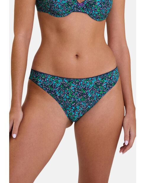 Culotte Espiègle imprimé liberty bleu