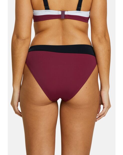 Culotte de bain Beyond the beach colorblock prune