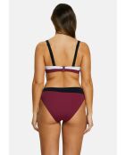 Culotte de bain Beyond the beach colorblock prune