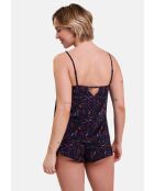 Caraco homewear Talentueuse imprimé graphique cercles colorés