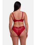 Soutien-gorge corbeille à armatures Lily rouge rubis