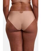 Culotte Georgia broderie multicolore fond tuscany