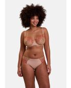 Culotte Georgia broderie multicolore fond tuscany