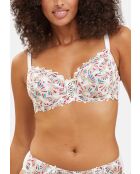 Soutien-gorge Arum Mosaic imprimé graphique aurore
