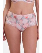 Shorty Aurélie imprimé dahlia clair