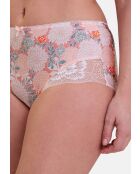 Shorty Aurélie imprimé dahlia clair