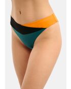 Culotte de bain Beyond the beach noir vert ocre