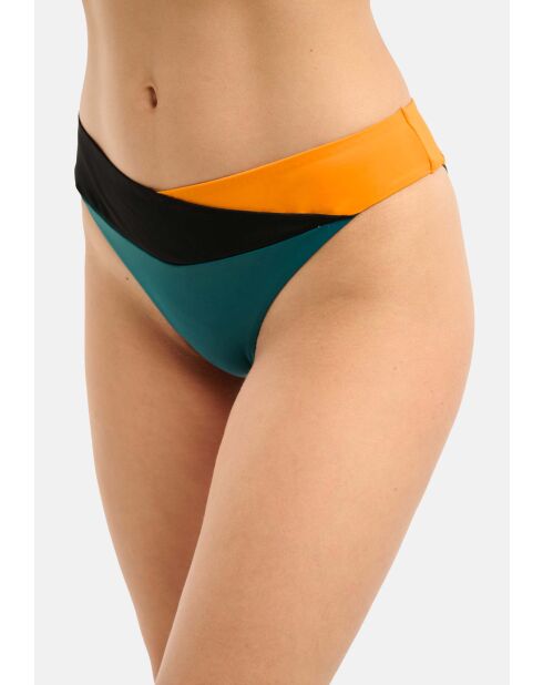 Culotte de bain Beyond the beach noir vert ocre