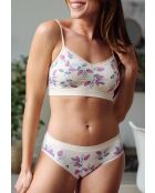 Culotte Zen Fantaisie imprimé feuillage zen