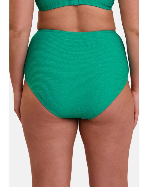 Culotte de bain taille haute Glamourous Textured vert tropical