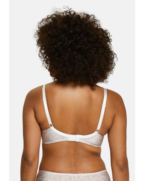 Soutien-gorge Complice imprimé graphique taupe