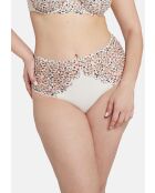Culotte Elise Fantaisy imprimé liberty ivoire et cabernet